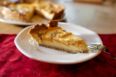 Kürbis-Ziegenkäse Tarte