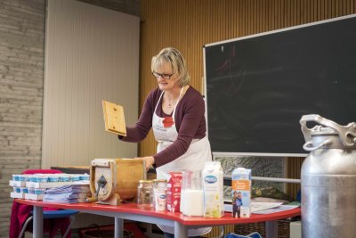 Schulprojekt Apfel und Milch gestartet