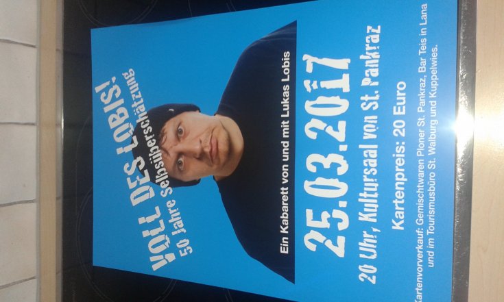 Plakat Lukas Lobis Kabarett