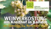 SBO-Reischach: Weinverkostung am Kreithof