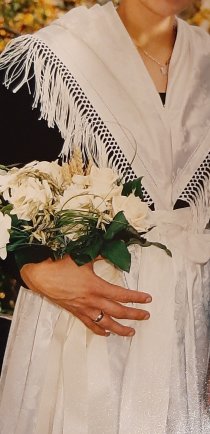 Bayrische Schürze und Tuch