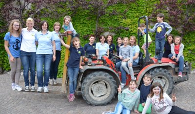 Nach dem Aufräumen mit unseren jungen, fleißigen Helfern