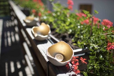 Lichtschalen aus Beton: Designerstücke selbst gemacht