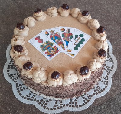 Selbstgemachte Torte