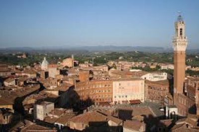 Stadt Siena in der Toskana