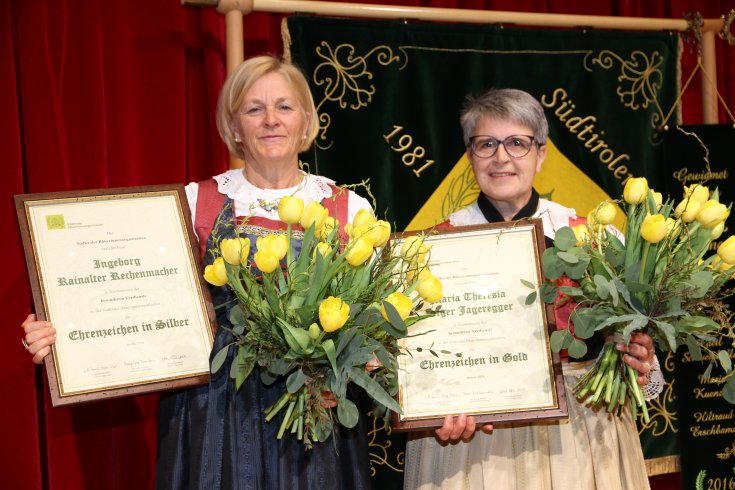 Ehrenzeichen in Gold und Silber